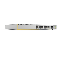 Switch Poe+ stackeable capa 3, 24 puertos 10/100/1000 Mbps + 4 puertos SFP+ 10 g, 370 w, fuente redundante