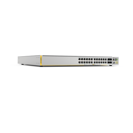Switch Poe+ stackeable capa 3, 24 puertos 10/100/1000 Mbps + 4 puertos SFP+ 10 g, 370 w, fuente redundante