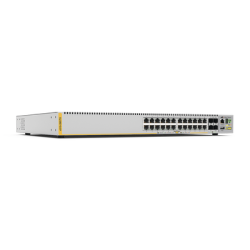 Switch Stackeable Capa 3, 24 puertos 10/100/1000Mbps + 4 puertos SFP+ 10G, fuente redundante