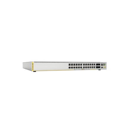 Switch Poe+ capa 3, 24 puertos 10/100/1000 Mbps + 4 puertos SFP+ 10 g, 185 w, fuente de alimentación simple