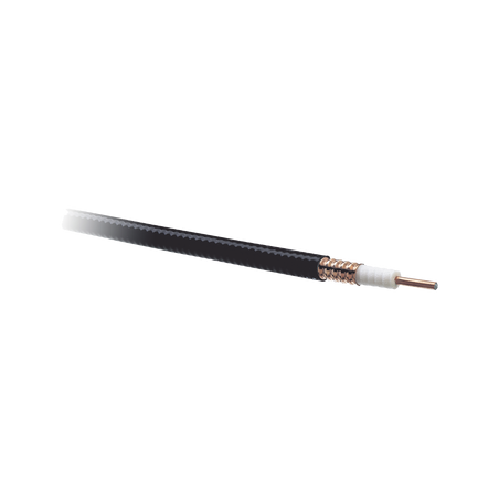 Cable coaxial Heliax de 7/8". Cobre corrugado. 100% Blindado. Retazo de 20 metros.