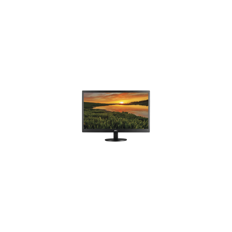 Monitor LED AOC 21.5, VGA, aspecto 16:9, tiempo de respuesta 5 ms, VESA, 1920 x 1080, consumo de energía 35v, standby 0.5v, cont
