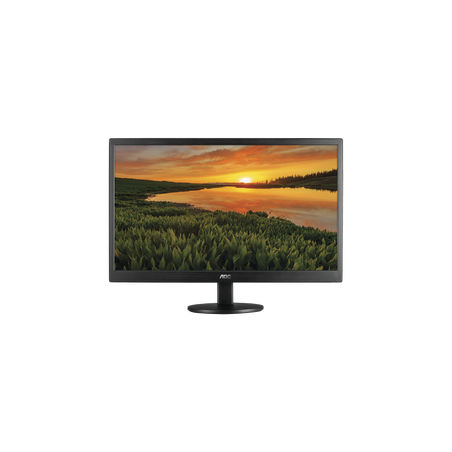 Monitor LED AOC 21.5, VGA, aspecto 16:9, tiempo de respuesta 5 ms, VESA, 1920 x 1080, consumo de energía 35v, standby 0.5v, cont