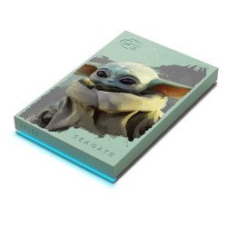 Disco duro externo Seagate Firecuda edición especial Star Wars Grogu drive 2TB 2.5 USB 3.2 LED RGB PC, Mac, Xbox, Play Station