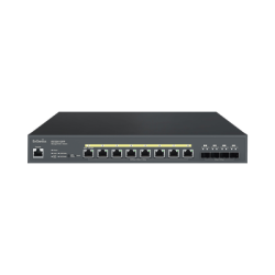 Switch PoE ++ administrable en nube capa 2 de 8 puertos PoE de 2.5 gbps, hasta 240 w, 4 puertos de  SFP