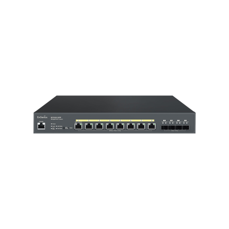 Switch PoE ++ administrable en nube capa 2 de 8 puertos PoE de 2.5 gbps, hasta 240 w, 4 puertos de  SFP