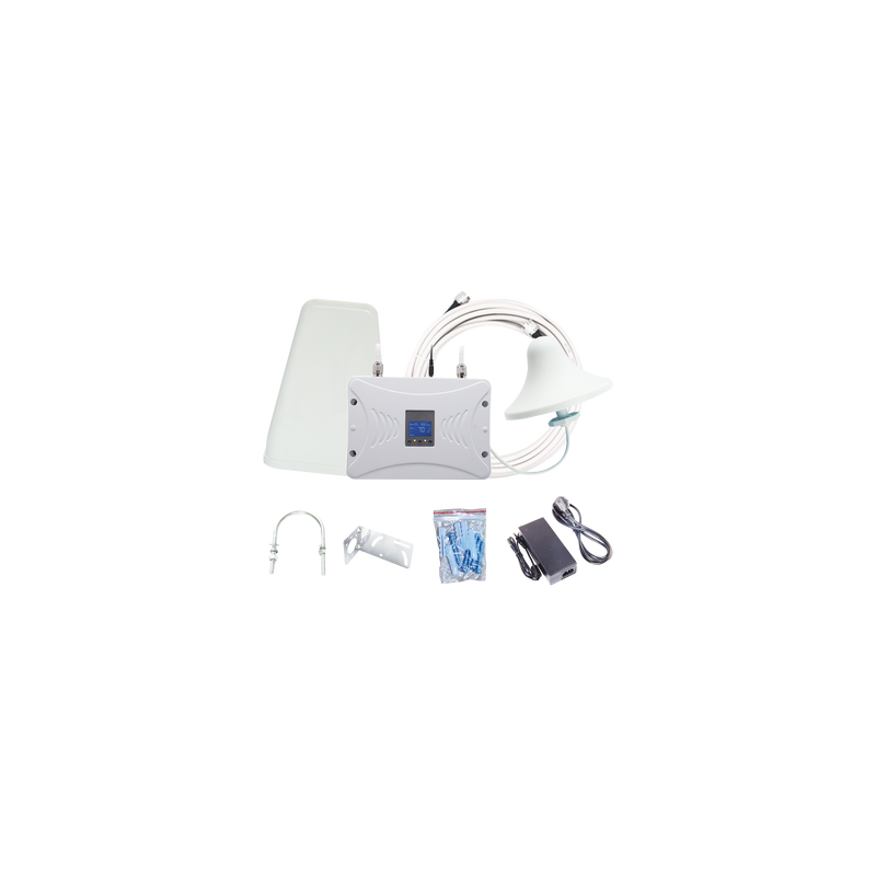 Kit amplificador de señal celular 4.5g LTE, 3g y voz. Funciona con tod