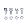 Kit de 12 tornillos y 12 tuercas para expandir rack.