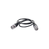Cable coaxial armado con conector BNC y longitud de 60 cm, optimizado 