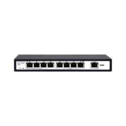 Switch PoE / 250 Metros PoE LARGA DISTANCIA / 8 puertos 802.3af/at ( 132.5 W ) 10/100Mbps + 1 puerto Uplink