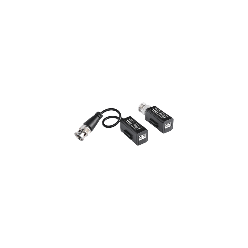 Kit de transceptores (baluns) con terminales tipo tornillo, resolución 4k, cable flexible coaxial blindado, coaxitron, audio por