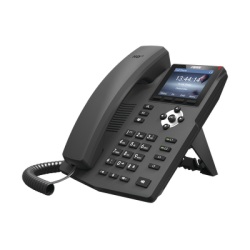 Teléfono IP empresarial para 2 líneas SIP con pantalla LCD de 2.8 pulg