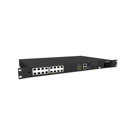 Unidad remota multi-Vivienda (mdu), 16 puertos fast ethernet, 1 puerto