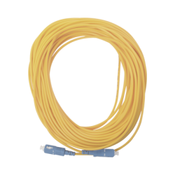 Jumper de fibra óptica simplex, monomodo, con conectores sc/upc-sc/upc, de 20 metros