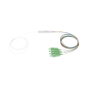 Splitter (divisor óptico) tipo plc, de 1x4, conectores sc/apc de salid