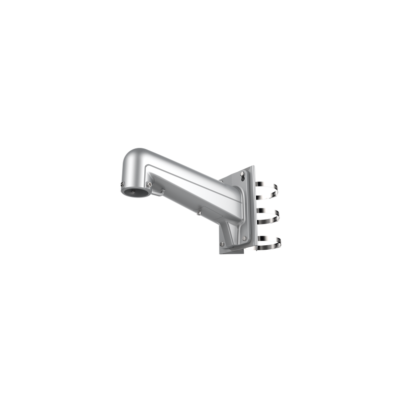 Montaje de Poste para PTZ HIKVISION, Color Plata