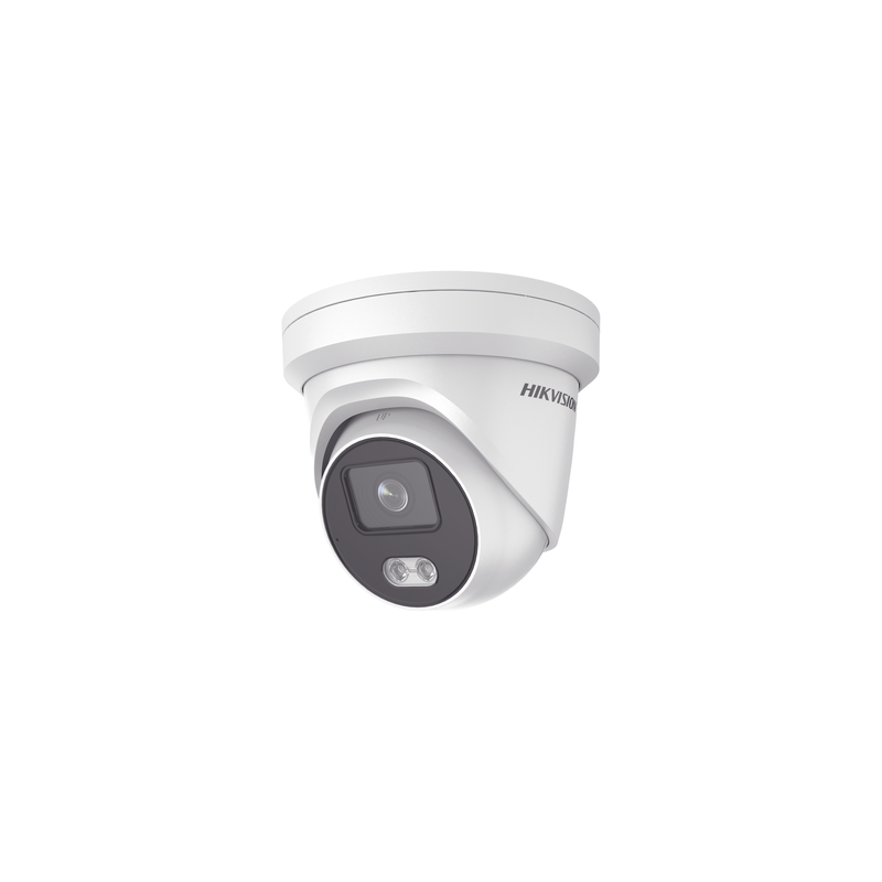 Turret IP 8 megapixel, imagen a color 24/7, lente 2.8 mm, luz blanca 3