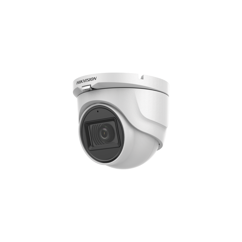 Cámara Turret TurboHD 5 megapixel, lente 2.8 mm, audio por Coaxitron, 30 m IR EXIR, exterior IP67, 4 tecnologías, dWDR