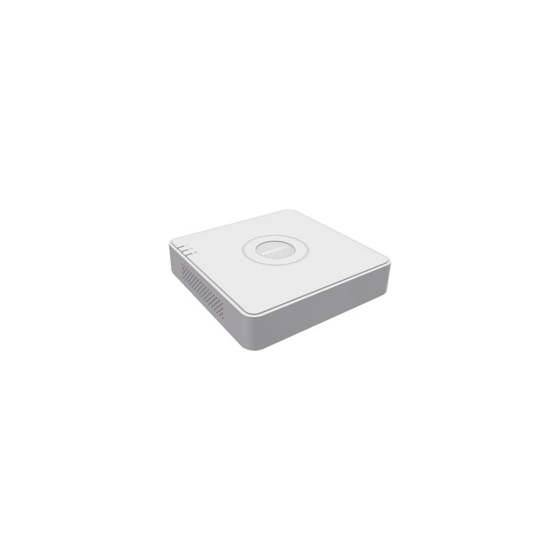 DVR 2 megapixel (1080p) lite, 4 canales TurboHD + 1 canal IP, 1 bahía de disco duro, h.264+, 1 canal de audio, audio por coaxitr