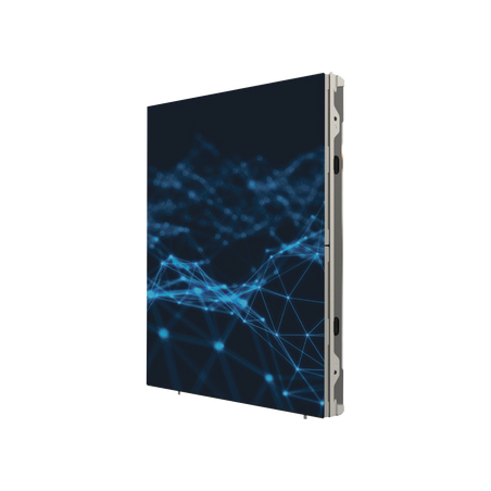 Panel LED full color para videowall, pixel pitch 1.8 mm, resolución 256 x 288, uso en interior