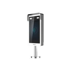 Terminal de acceso con reconocimiento facial, pantalla LCD touch de 10 pulgadas, cámara de 2mp, soporte para torniquete hikvison