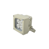 Iluminador luz blanca ángulo de 120° y rango de hasta 10m