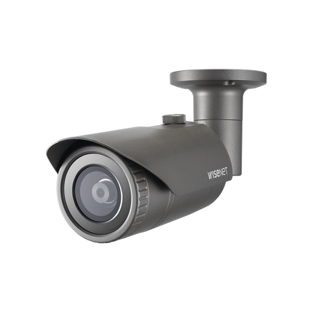 Cámara IP tipo bala antivandálica 5 megapíxel, lente 4 mm, IR 25m, WDR 120db, exterior IP66, h.265 & Wisestream