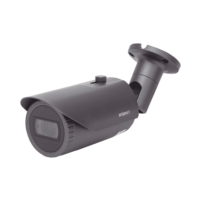 Cámara IP tipo bala antivandálica 5 megapíxel, lente varifocal 3.2 - 10mm, IR 30m, WDR 120db, IP66, h.265 & Wisestream