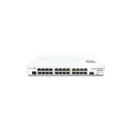 Cloud Router Switch CRS125-24G-1S-IN 24 Puertos Gigabit Ethernet y 1 Puerto SFP, para Escritorio