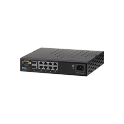 Switch WISP PoE Administrable de 8 puertos Gigabit + 2 SFP, 250W, entrada de 110-120VCA y 210-230VCA