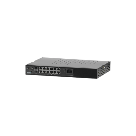 Switch WISP PoE Administrable de 12 puertos Gigabit + 2 SFP, 400W, entrada de 110/120VCA
