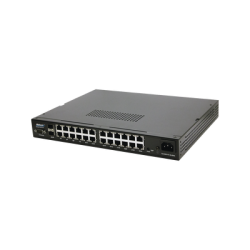 Switch WISP PoE Administrable de 24 puertos Gigabit + 2 SFP, 250W, entrada de 110/220 VCA