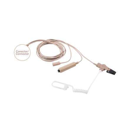 Kit de Micrófono-Audífono profesional de 3 cables Motorola EP350/450/450S, MAGONE, MOTOTRBO: DEP450, XPR3000, CP200D. Hytera T