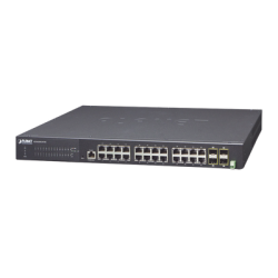 Switch Capa 3 Industrial de 24 puertos 10/100/1000T + 4 puertos 1000X SFP