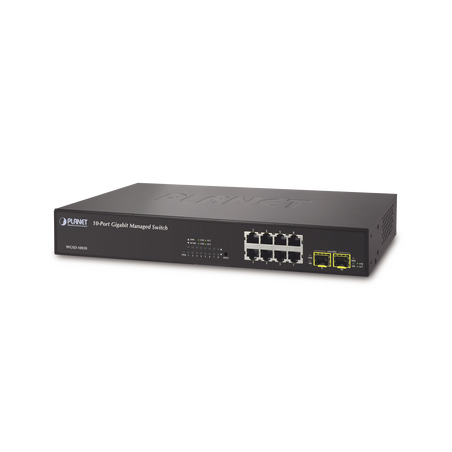 Switch administrable L2+ 8 puertos 10/100/1000T + 2 100/1000X SFP