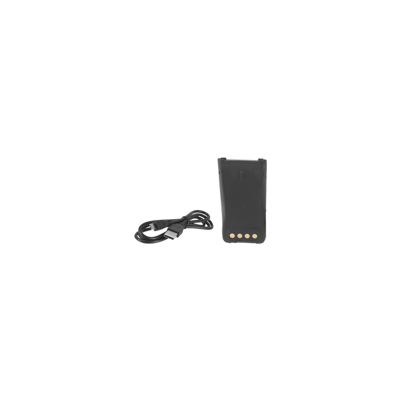 Batería con cargador USB integrado de Li-Ion 2000MAH con clip para rad