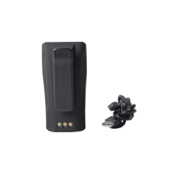 Batería con cargador USB integrado de Li-Ion 2600MAH con clip para rad