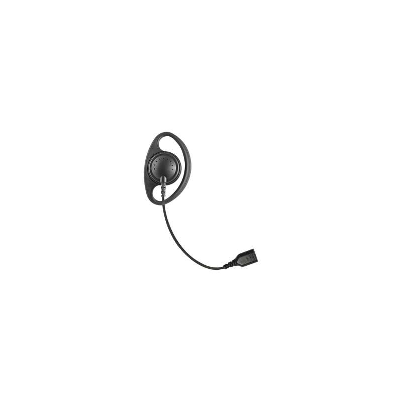 Auriculares con aro en forma de d" con cable de fibra trenzada y cone