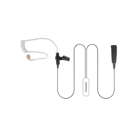 Micrófono-Audífono con Sistema de dos Cables