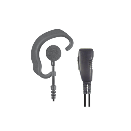 Micrófono de solapa estilo gancho para Motorola ht-750, 1250, 1550, pro-5150, 5550, 7150, 9150, mTX850ls, pTX700, 760, 780.