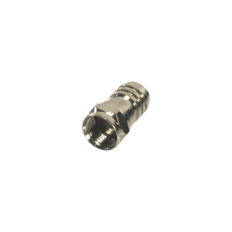 Conector F Macho Plegable para RG-59/U Ni/Ni/PE.