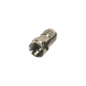 Conector F Macho Plegable para RG-59/U Ni/Ni/PE.
