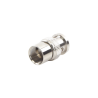 Conector BNC Macho de rosca para cables RG-8/X, 9258, o RG-59, 75 Ohm, 28 mm