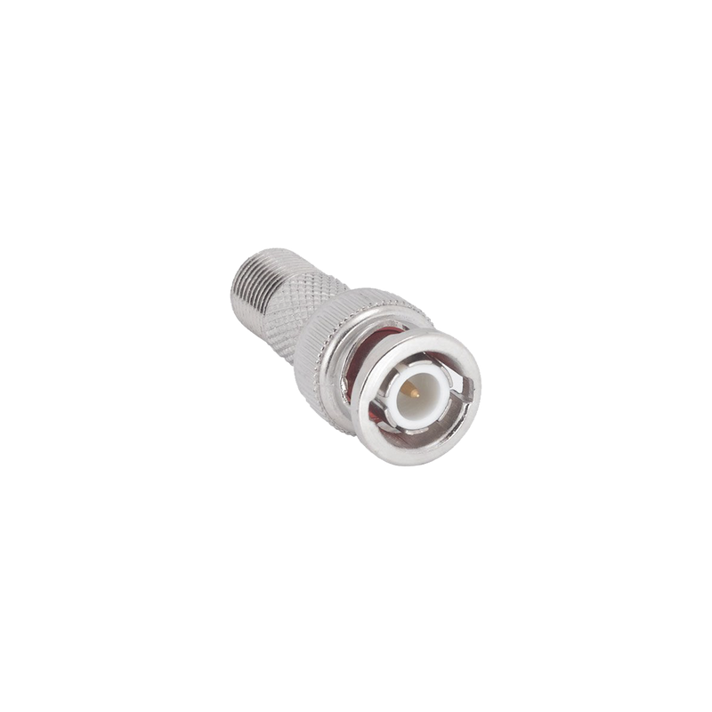 Adaptador de conector BNC macho a F hembra (75 Ohm)