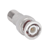 Adaptador de conector BNC macho a F hembra (75 Ohm)