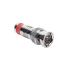 Conector BNC macho en 75 ohm, montaje de compresión axial para cable coaxial RG-6, u, níquel, oro, teflón.