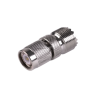 Adaptador de conector TNC Macho a conector UHF Hembra (SO-239).