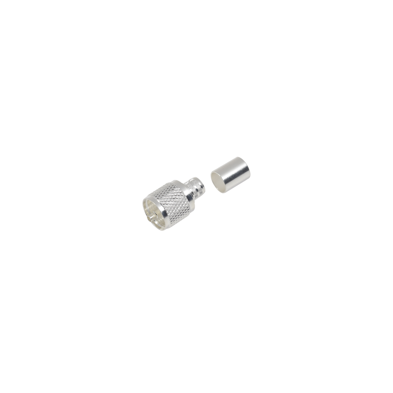 Conector UHF Macho (PL-259) para cables RG-8/U (BELDEN 8237), RG213/U (8267), RG214 (8268).