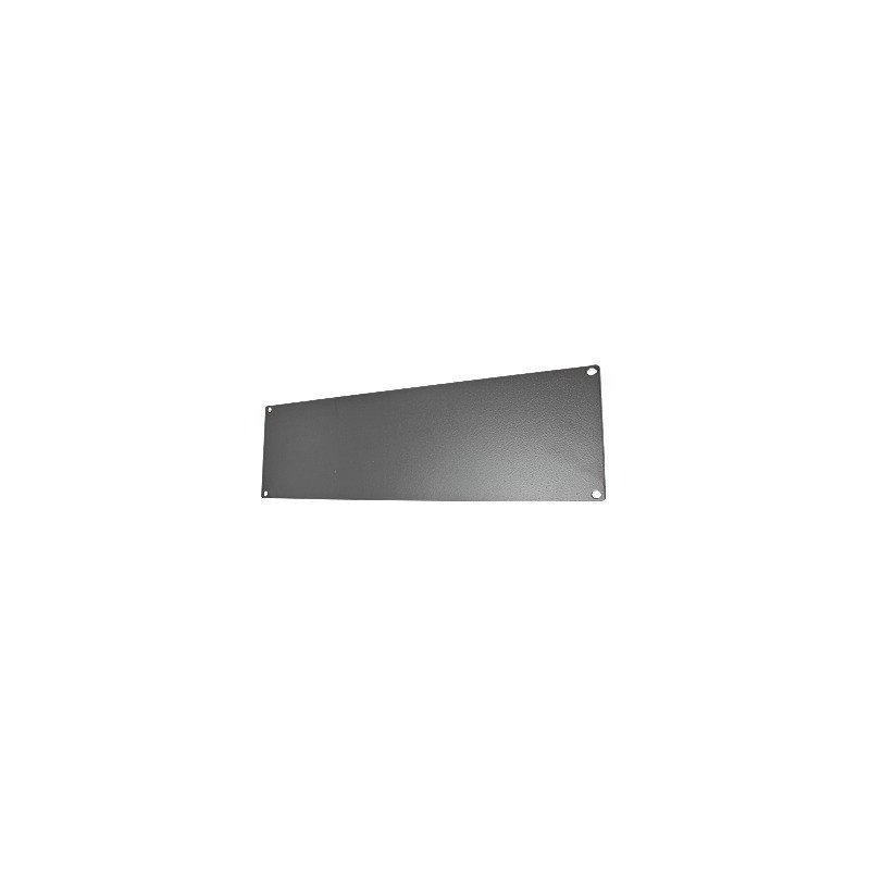 Tapa ciega para rack de 19" de 2 unidades de espacio. "