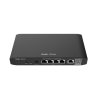 Router administrable cloud con POE+ 54w, 3 puertos LAN gigabit, 1 Puerto WAN gigabit y 1 puerto LAN/WAN gigabit configurable, ha